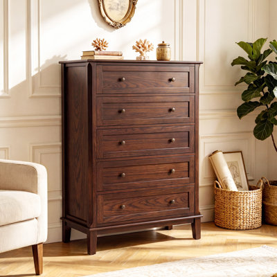 Commode en bois massif 56 po H 56 po