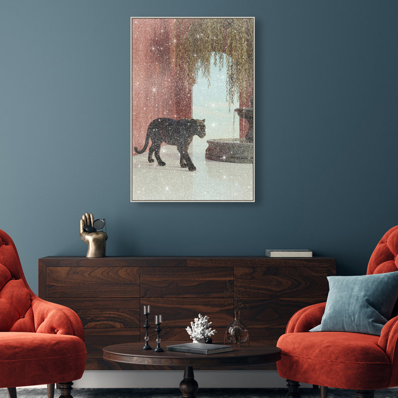 At The Palace Print by Oliver Gal, 31"H x 46"W, Silver Floater Frame