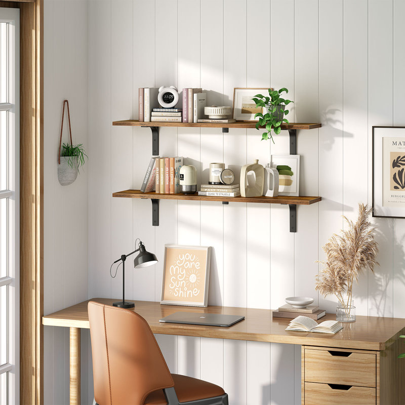 Wall Shelf, Rustic Brown