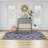 Heron Bodrum Tribal Kilim Denim Area Rug-124080179-50859367