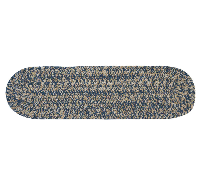 Tapis d'escalier Oyler - Bleu denim, 1
