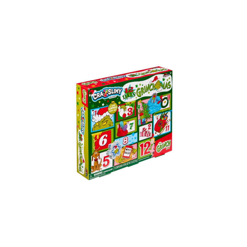Grinch Slime Advent Calendar