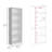 Platte 3 Piece Living Room Set with 3 Bookcases, White