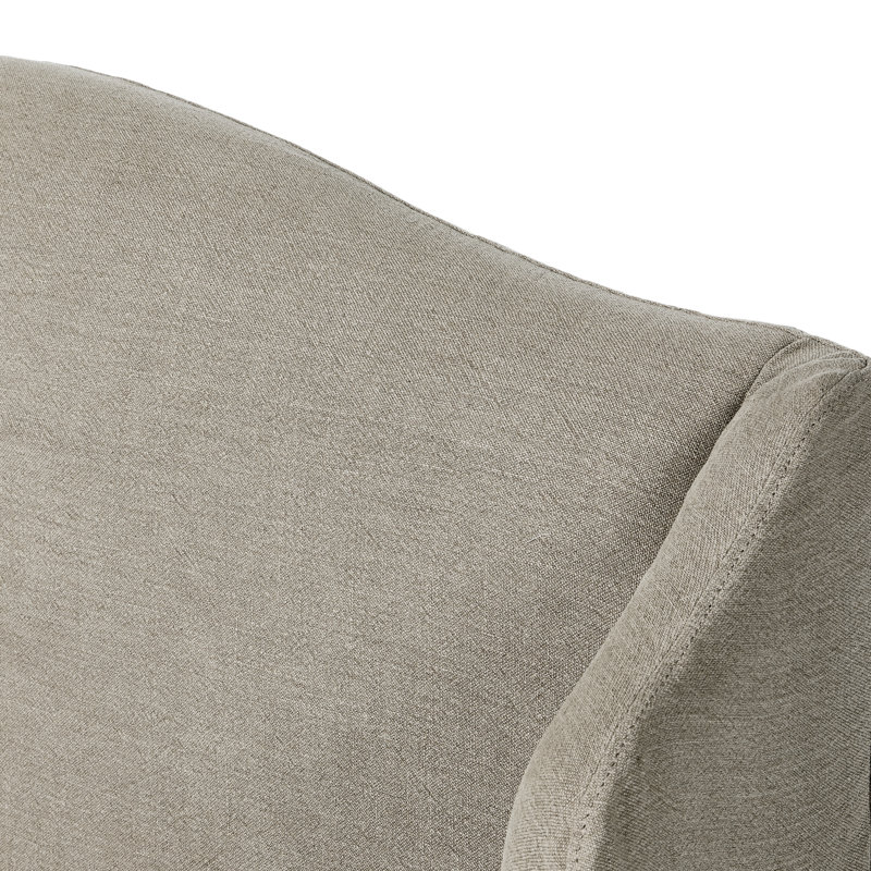 Meryl Upholstered Bed, King, Broadway Stone