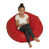 Red Faux Leather
