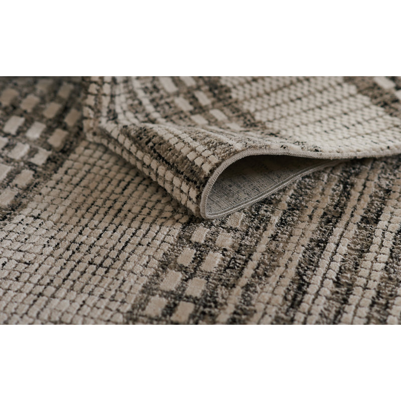 Pitzer Striped Indoor Rug, Rectangle 2' x 3'