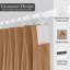 Blackout Pencil Pleat Curtains - Thermal Insulated, Light Blocking Window Drapes-1139010869-1139010874