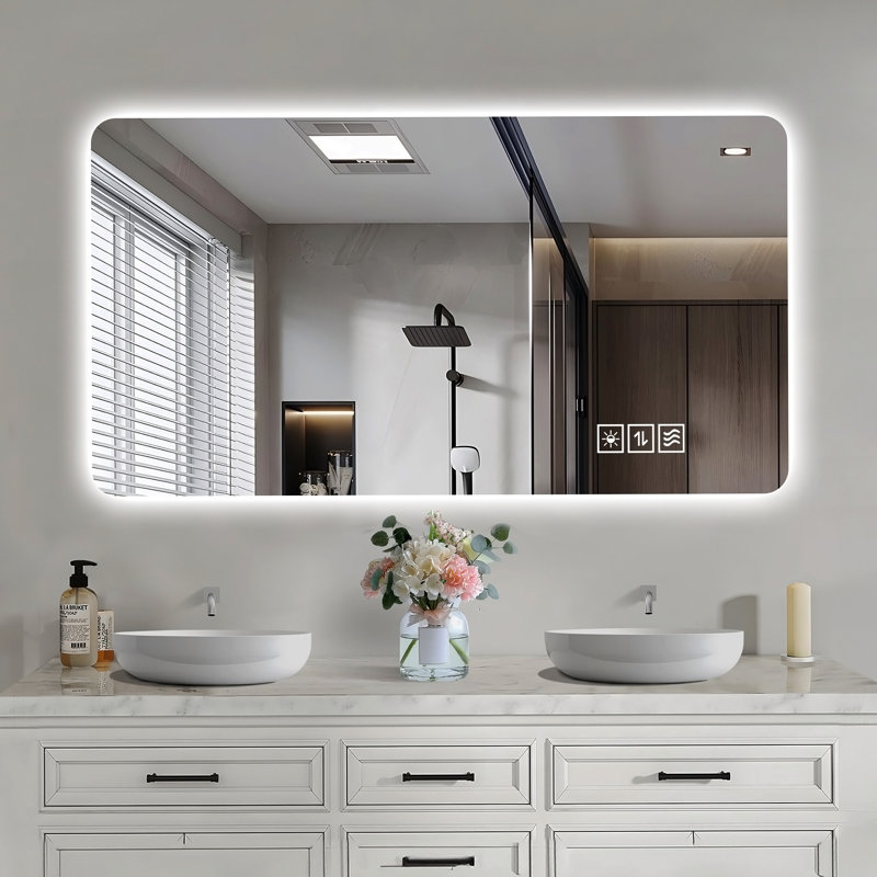 Miroir mural à DEL pour l'intérieur