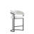 Augusta Modern Vegan Leather Upholstered Metal Counter Stool in White-100921011-104561126