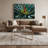 Botanical Bromeliad Blue Canvas Wall Art-1803970788