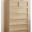 Commode 7 tiroirs pour chambre à coucher