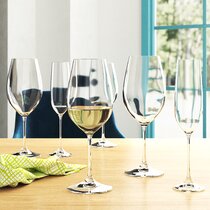 Edsall Crystalite Bohemia Amundsen/Ardea 16 oz. All Purpose Wine Glass (Set of 12) Red Barrel Studio Capacity: 10 oz.