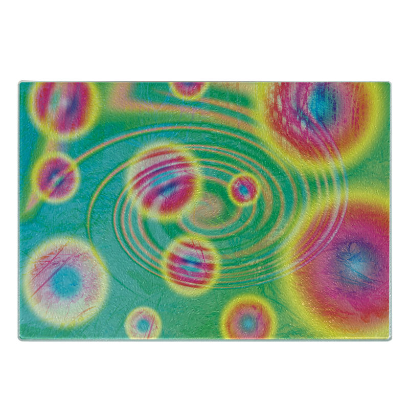 Planche à découper en verre trempé Ambesonne