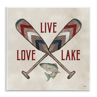 «Live Love Lake Oars» par Elizabeth Medley