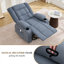 Fauteuil inclinable As Pic de 34,6 po x 37,8 po x 40,5 po avec rangement pivotant et télécommande