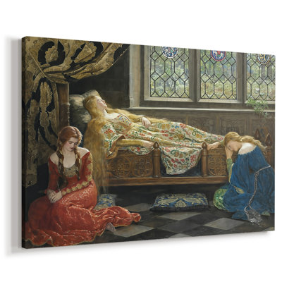 The Sleeping Beauty-John Collier-Gallery Wrapped Canvas-1921