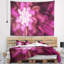 Tapisserie floral exotiques des pétales de fleurs mauves-28497665
