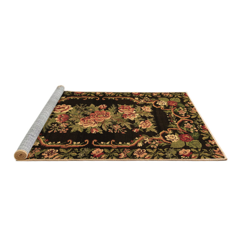 Manucy Performance Floral Indoor Rug, Square 4'