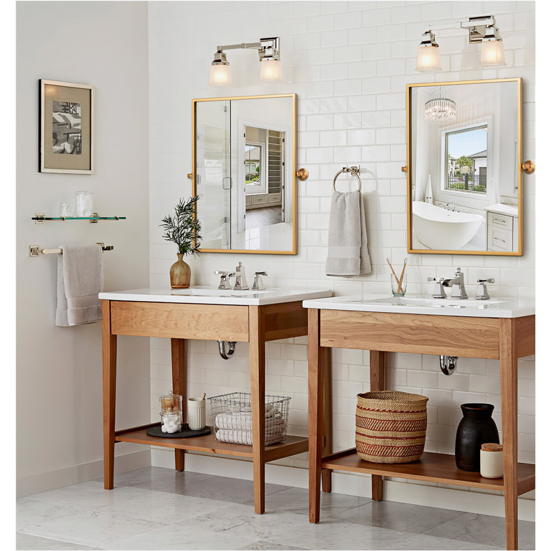 Miroir Dimo, Or, 31 po x 24 po