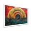 Abstrait marbré arc-en-ciel, couleurs de la vie II - art mural arc-en-ciel-849398843-849398796