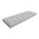 2.6''H Custom Size Teddy Velvet Bench Cushion For Indoor/Outdoor with Premium High-Resilience Foam-WITHOUT ANTI NON-SLIP Bottom