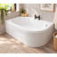 Davos 1550mm x 900mm Soaking Acrylic Bathtub-312435377
