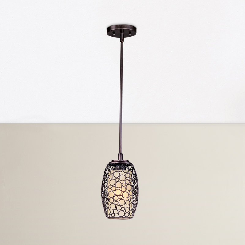 Luminaire suspendu à cylindre simple 1 lumières Stefano