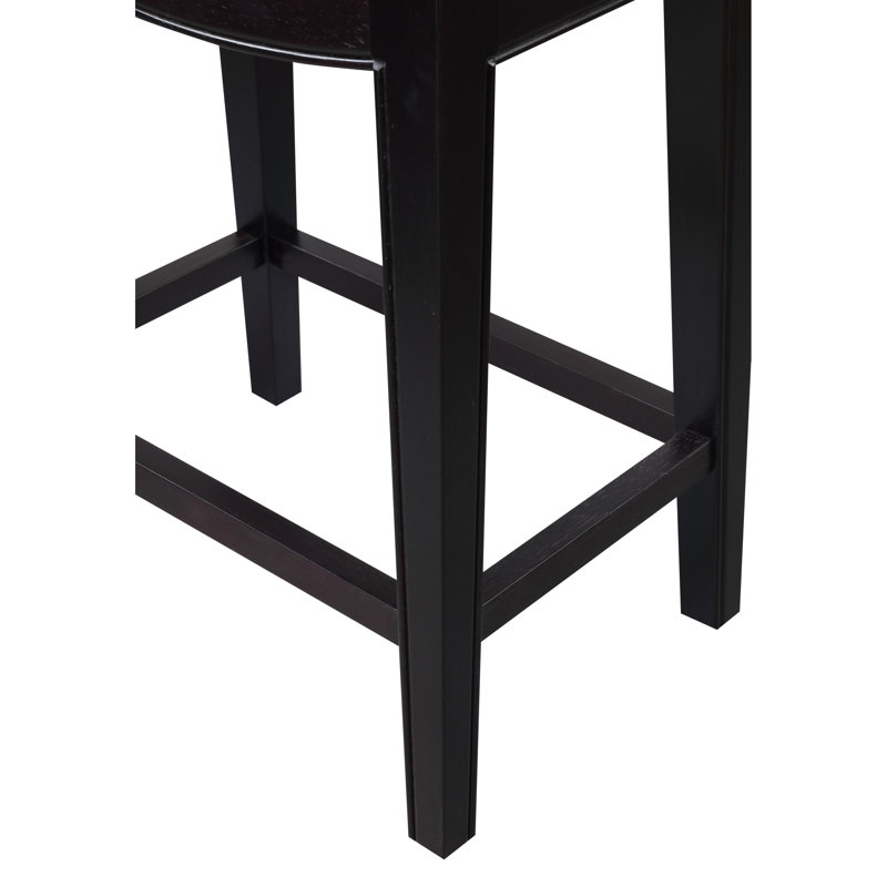 Tabouret de bar et de comptoir, Rouge traditionnel, Tabouret de comptoir (assise de 24 po de hauteur)