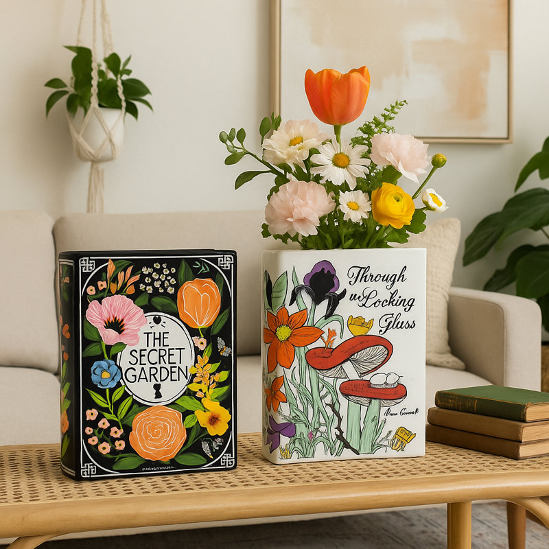 Ensemble de vases en céramique porcelaine Boho