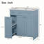 Ensemble de meuble-lavabo avec lavabo en céramique-603253575