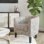 Fauteuil demi-tonneau de 26,77 po Munson
