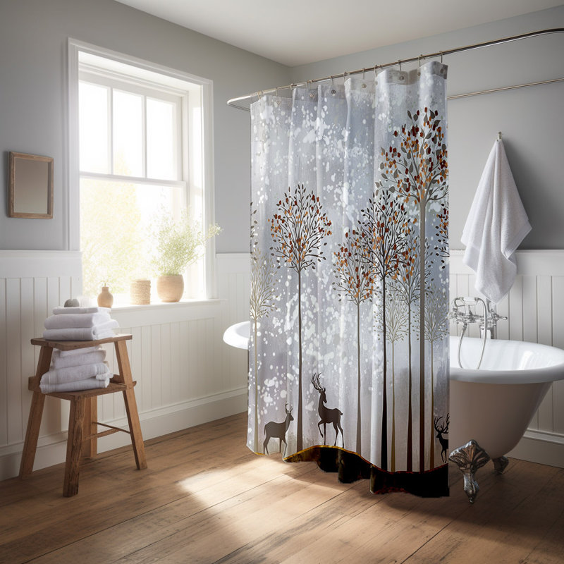 Rideau de douche, H 70 po x l 93 po