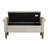 510 Design Aubrey Cream Tufted Upholstered Storage Bench with Lift-Top Compartment-102055139