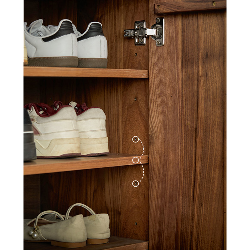 Armoire de rangement à chaussures de style squelette, H 38,58 po x l 70,87 po x P 16,54 po