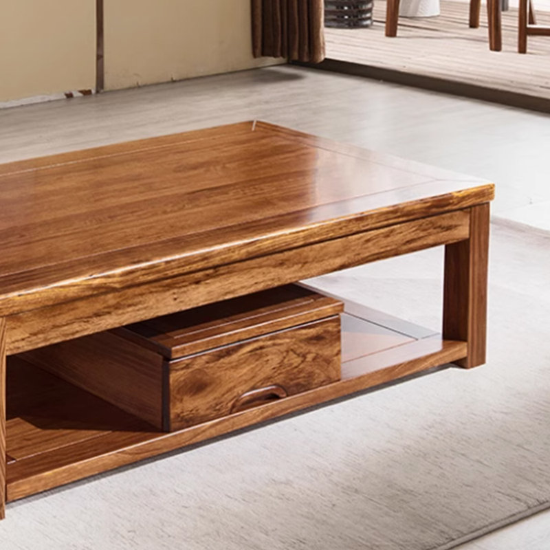 Mid-century style design solid wood coffee table