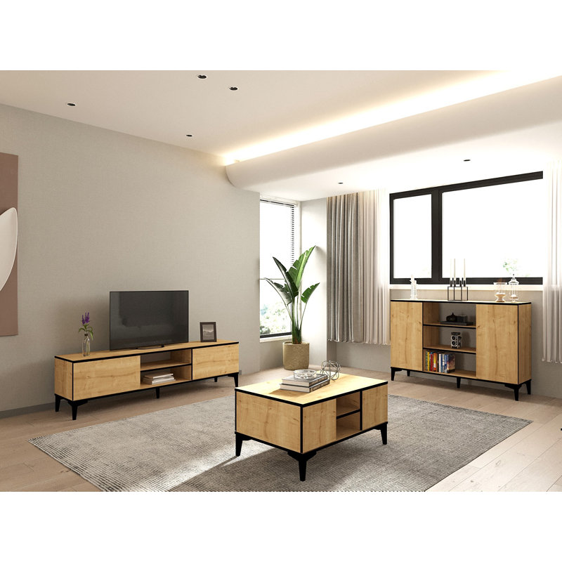 Ensemble de meubles de salon, Beige clair