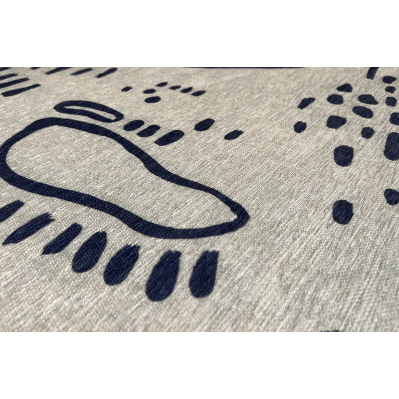 Verdiana Washable Abstract Indoor Rug, Rectangle 2' x 3'