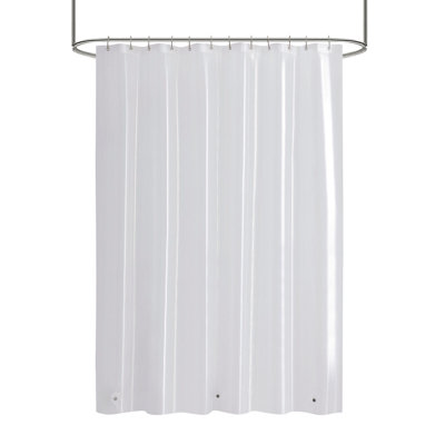  Transparent Pastel 6 Gauge Hotel Non-Toxic Odour Free Mould & Mildew Resistant PEVA Shower Curtain Liner - Assorted Colours