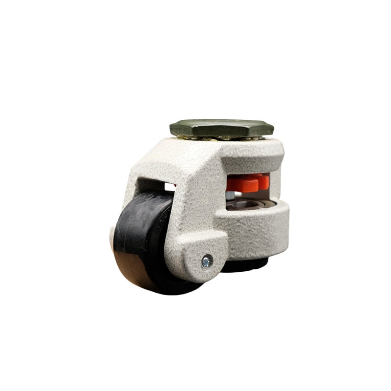 Ensemble de roulettes 4 avec roues noires de 2 po et tiges de M8 x 1,75 mm x 18 mm