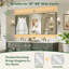 Miroir de salle de bain mural Llesenia-179273157-184043387-184043333