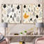 William - ensemble de 2 collages carrés botaniques abstraits-101849580-101849584