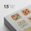Assortiment de toast, illustration de nourriture, images de cuisine, impression sur toile encadrée-126030974-126030972
