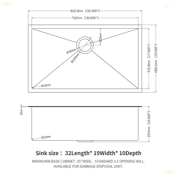 Dimensions du produit