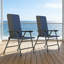 Ensemble de chaises d'extérieur, chaises de jardin à dossier haut, chaises de camping pliantes, ensemble de 2 chaises de patio