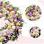 Couronne d'œuf d'hortensia de 20 pouces pour porte d'entrée, couronne florale d'œufs en agneau avec baies pour l'intérieur et l'extérieur