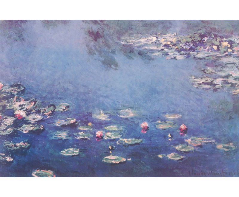 Waterlillies, 16" H x 24" W