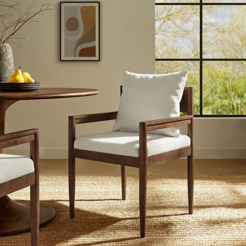Remington Wood Dining Armchair, Salt