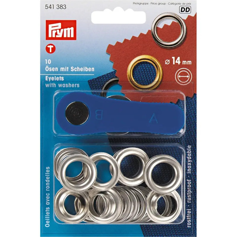 10 œillets Prym avec rondelles Prym