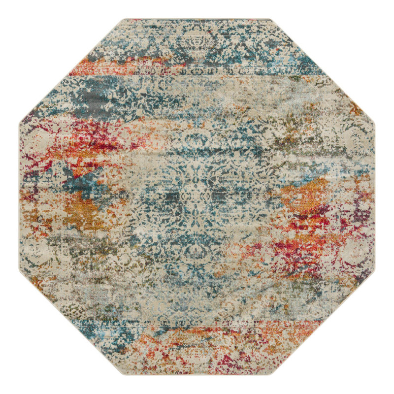Folmar Oriental Indoor Rug, Octagon 8' x 8'