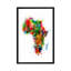 «Paint Splash Map of Afrique» par Michael Tompsett, impression sur toile-1218413458-1281204229-1281204226